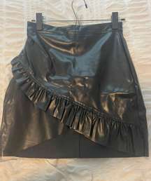 Boutique Leather Skirt