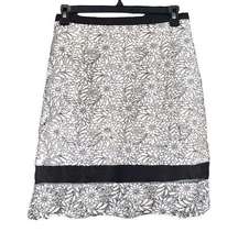 Stylestalker Black White Floral Skirt Size Small