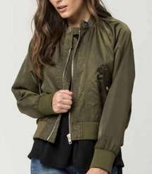 Free People Midnight Moss Bomber Jacket Sz. XS