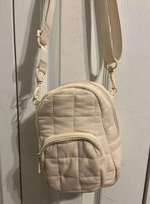 Quilted Crossbody Backpack