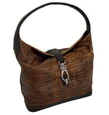 Dooney & Bourke Leather Logo Lock Shoulder Bag