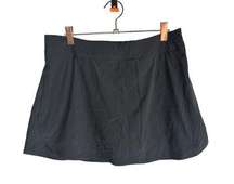 Outdoor Voices Women’s Skort L Zip Inner Drawstring Pull On Black Golf