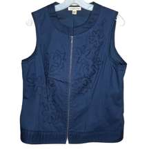 Coldwater Creek Vest Navy