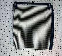 Madewell striped pencil skirt