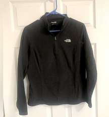 Black North Face Fleece Quarter Zip