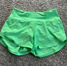 Speed Up Shorts 4”in Green