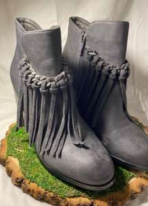 Fringe Heeled Boots