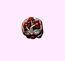 Authentic Pandora Cherry/Holly Charm