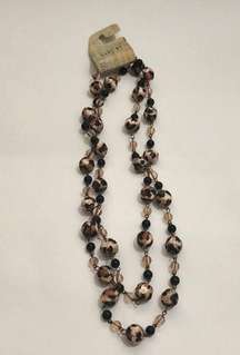 NWT BKE Leopard Long Necklace