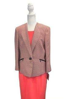 Kasper Dress Suit Set- Guava Size 6/8 NWT