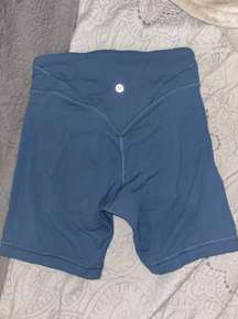 Blue  Align Biker Shorts