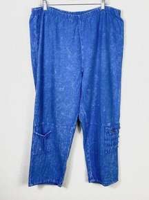 Vintage Produce Company Blue Wash Boho Pants
