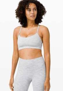 Flow Y Nulu Bra Gray White Size 4