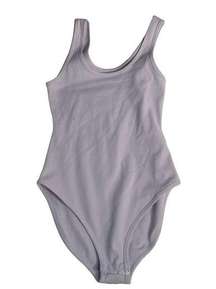 BYLT Small Essential Bodysuit Lavender Pastel Purple Tank Snap Workout