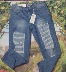 SKINNY fries daisy mom jeans size 11