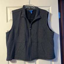 Karen Scott Plus Size Gray Vest Size 3X