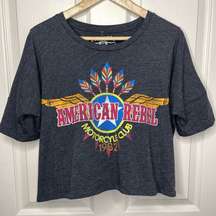 NWT Freeze American Rebel Graphic Tee (Heather Gray) - XS