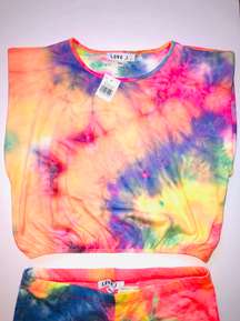 Tie Dyed Short Set.