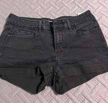 Low Rise Denim Shorts