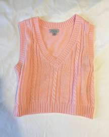 Pink Sweater Vest