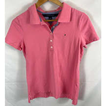 Tommy Hilfiger Pink Polo Tshirt Size Small