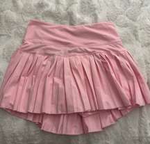 pink skirt