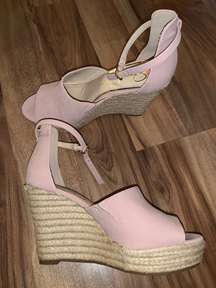 Baby Pink Wedges