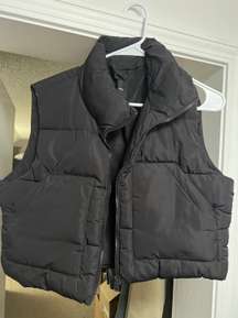 Black Puffer Vest