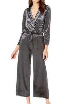 Three dots stretch Panne velvet jumpsuit size L