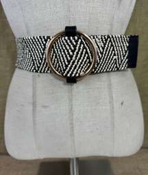 LOFT Stretch Belt With Circle Buckle M-Lrg