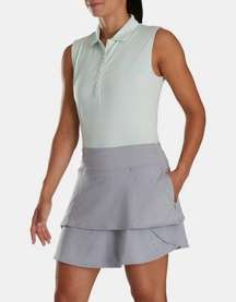 FootJoy Performance Layered Skort Womens Gray Golf Skirt NWOT size Large