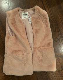 Trf Outerwear Faux Fur Coat