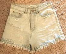 High Waisted Cutoff Shorts