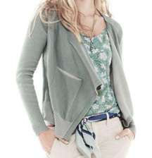 Cabi 5132 Sage Grey Pocket Open Drape Cardigan