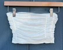 Under It All Mesh Bandeau White Size Medium