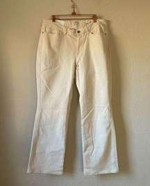 NWT j jill cream khaki bootcut jeans size 16