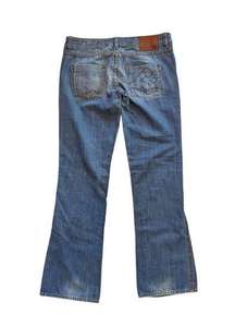 Y2K DC Shoes Bootcut Vintage Denim Jeans Low Rise Skater Grunge Size 29 Blue