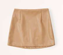 Abercrombie Vegan Leather Skirt