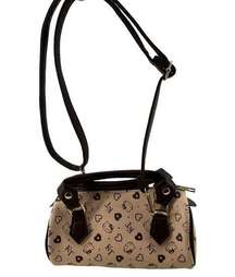 Sanrio Hello Kitty Bag Y2k Brown Tan Bag Cartoon Printed Womens