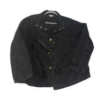 WOMEN'S EASEL BLACK DENIM JACKET