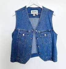 Denim Vest Size Medium