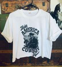 Make America Cowboy Again Crop Top