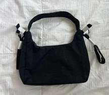 Baggu x  limited edition collab mini bow bag black