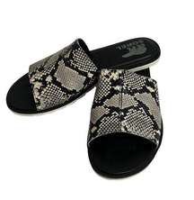 Sorel Women's Ella II Snake Print Block Slide Sandals Size 7