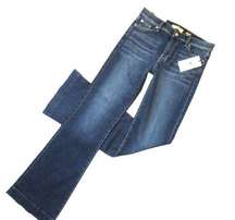 NWT 7 For All Mankind Dojo in B(air) Fate Original Trouser Flare Jeans 29 x 34