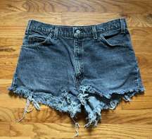 Vintage 550 High-Waisted Denim Shorts