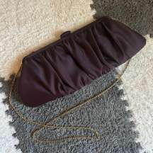 La Regale Plum Clutch