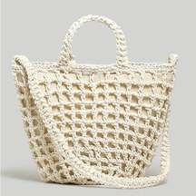 Crocheted Shoulder Beach Bag