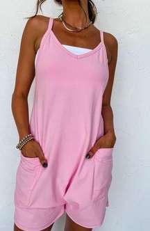 Hot Shot Jumpsuit- Bubblegum Pink