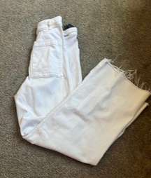 White  Marine Straight Jeans